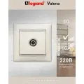 Legrand Valena - TV розетка (телевизионная ) слоновая кость, 10 шт