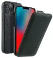 Кожаный чехол флип Melkco для Apple iPhone 12 / 12 Pro (6.1) - Jacka Type, темно-зеленый