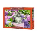 Пазл Котенок в корзине 1500 элементовентов Castorland, 3 набора