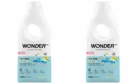 WONDER LAB Экогель для стирки вещей малышей от 0 до 2-х лет (пудра и ваниль) 1,4 л,2 уп