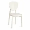 Стул для кухни TetChair DIAMANTE жесткое сидение, 1 шт, бук, белый