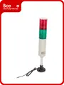 Светосигнальная колонна INNOCONT d=56мм, светодиод, стойка 70мм, основание d=70мм, постоянное свечение, зуммер, цвет: красный, зеленый, 220VAC, IP50, кабель 0,5м TL56B-220-RG