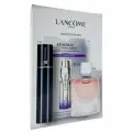 Lancome La Vie Est Belle женский Mini Set: парфюмерная вода 4 мл + Тройная сыворотка для лица и шеи Rénergie 3 мл + Hypnose Тушь для ресниц 2 мл