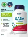 Габа gaba 700 мг PURE успокоительное антидепрессант от стресса и тревоги для сна Гамма аминомасляная кислота 90 капсул