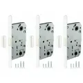 Защелка врезная Fuaro (Фуаро) MAGNET M96WC-50 WH-19 белый (new plate) (комплект 3 штуки)