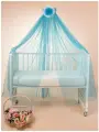 Балдахин для детской кроватки Patrino Сельвино (изумрудный) 170х600 см 2-603-Р