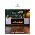 Камин тумба под телевизор ELEMENT FLAME Vitara Royal 2000