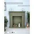 Kamin_decor_msk Портал разборный каминный Дубай 97х110 МДФ оливковый