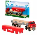 BRIO 33657 Грузовик для перевозки брёвен с грузом /машинка вагон