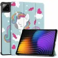 Умный чехол для Xiaomi Pad 7 / Pad 7 Pro / Ксиаоми Пад 7 2024 года, 11.2 дюйма, Пинки пай