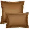 Наволочки 2 шт, Арт дизайн, Сатин (100 % хлопок); Коричневый; Размер: 50 х 70