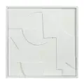 Панно декоративное 60х60 см с эффектом 3D Minimalism с белой рамой Bergenson Bjorn BB0000840