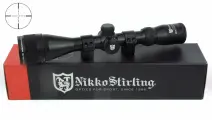 Прицел оптический Nikko Stirling Mountmaster 3-9x40 AO, Half Mil Do с подсветкой, кольца на призму 11 мм