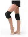 Наколенники для гимнастики и танцев Solo черные, размер S