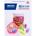 Беруши для сна (противошумные вкладыши) Moldex Spark Plugs USA, 20 пар с кейсом