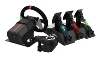 Игровой руль с педалями и коробкой передач PXN V10 Gaming Racing Wheel Black