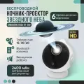 Проектор звездного неба, планетарий Shakachu Vega BТ-360+ метеор (в комплекте 6 кассет)