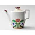Чайник заварной 1 л. Форма Гербовая, рисунок Замоскворечье. Фарфор. Императорский фарфоровый завод ИФЗ ЛФЗ