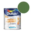 Краска Dulux Мебель и Дерево RAL 6010 (Травяной зеленый - Grass green) матовая 0,75 л