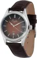 Наручные часы Слава, коричневый, серебряный