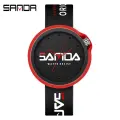 Наручные часы Sanda, черный/красный