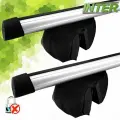 Багажник на рейлинги Citroen C4 Cactus / Ситроен Ц4 Кактус минивен 2004-н. в. - 120см аэродинамические дуги лайт, Inter Favorit (Интер Фаворит), без замка