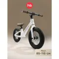 50072, Беговел детский QUASAR Happy Baby, беговел от 3 лет для мальчиков и девочек, двухколесный велобег, белый