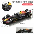 Bburago Red Bull RB19 1:24 коллекционная модель Черный, 1 24 RB18-11