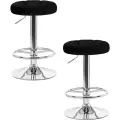 Табурет барный Dobrin BRUNO (черный велюр (MJ9-101))(2 шт/уп)