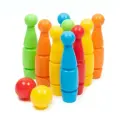Кегли ZEBRATOYS, пластик, для боулинга, цвет микс, 32 см x 19 см x 24 см