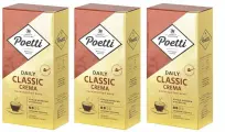 Кофе молотый POETTI (ex-PAULIG) Daily Classic Crema 250 гр. х 3 шт.