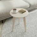 Кофейный столик круглый, Place it Home, Беленый дуб, диаметр 41см
