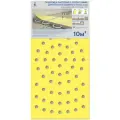 Подложка Листовая, 2мм, Термо с отверстиями желтая, 1х0,5м/уп.10кв. м.