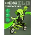 Велосипед трехколесный детский с ручкой CHILD, 1-5 лет, зеленый