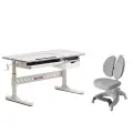 Комплект парта Fiore Grey + кресло Solerte Grey