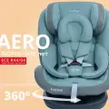 Автокресло Indigo AERO ISOFIX растущее поворотное, 0-36 кг, шалфей