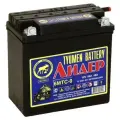 Аккумулятор 12V - 9 А/ч Тюмень Лидер, болт, сухозаряженный (6МТС-9)