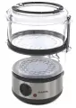 Пароварка-мантоварка MARTA MT-1909, нержавеющая сталь/пластик