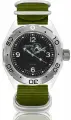 Наручные часы Восток Амфибия, нейлон зеленый