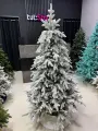 Елка искусственная новогодняя Литая 180см ель заснеженная белая