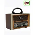 Радиоприёмник/Ретро радио/Блютуз колонка/8189/8Вт/WH