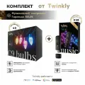 Умная гирлянда Twinkly faceted C9 , 40 RGB диодов, зеленый провод, BT+WiFi, IP44, длина 12 м