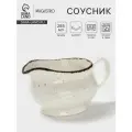 Соусник Magistro Alpine Frost, 285 мл, фарфор, белый