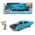Машинка 1970 Plymouth Road Runner with Wile E. Coyote Figure, Looney Toons - Jada Toys 32038(1:24)