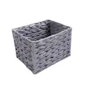Корзина плетеная для хранения Колос 210х150х150 мм серая