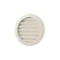 Решетка вентиляционная круглая D160 мм RAL9001 кремово-белый матовый