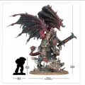 Демонический примарх Ангрон warhammer 40000. Миниатюра для настольной игры вархаммер 40К. База в комплекте.