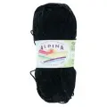 Пряжа Alpina SATI 10 шт. по 50 г 100% мерсеризованный хлопок 170 м №002 черный