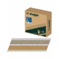 Гвозди ЗУБР SN21 70 х 3.1 мм, реечные рифленые оцинкованные, 2400 шт (305396-70)