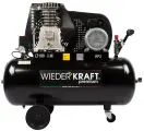 WIEDERKRAFT Масляный поршневой компрессор с ременным приводом:400 л/мин, ресивер 100л, WDK-91040